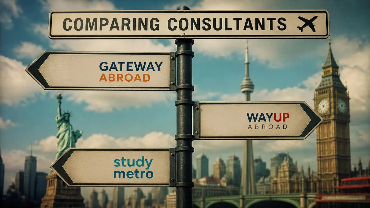 Comparison of study abroad consultants in Jaipur